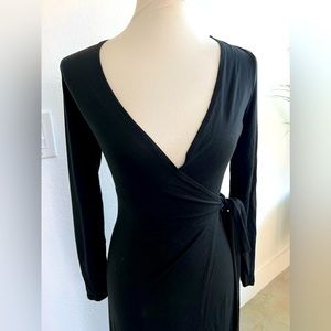 Black Banana Republic Wrap Dress
